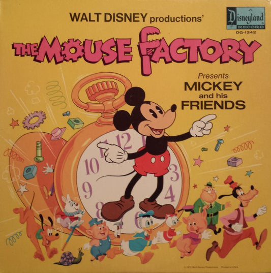 Walt Disney Productions' The Mouse Factory Presents 'Mickey And His Friends' - Soundtrack, Story, Novelty, children (vinyl)