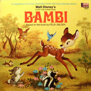 Walt Disney's Story And Songs From Bambi - 1969- Children's, Stage & Screen (vinyl)