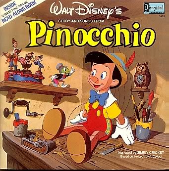 Walt Disney's Story And Songs From Pinocchio - 1977 - Kids , Disney (rare vinyl)