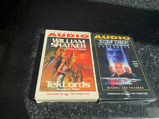 Star Trek Next Generation Crossover & Tek Lords Audio Cassettes