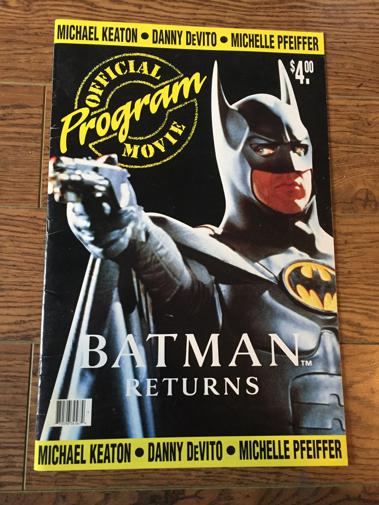 Batman Returns - Official Movie Program 11X17 1/2" (Collectible)