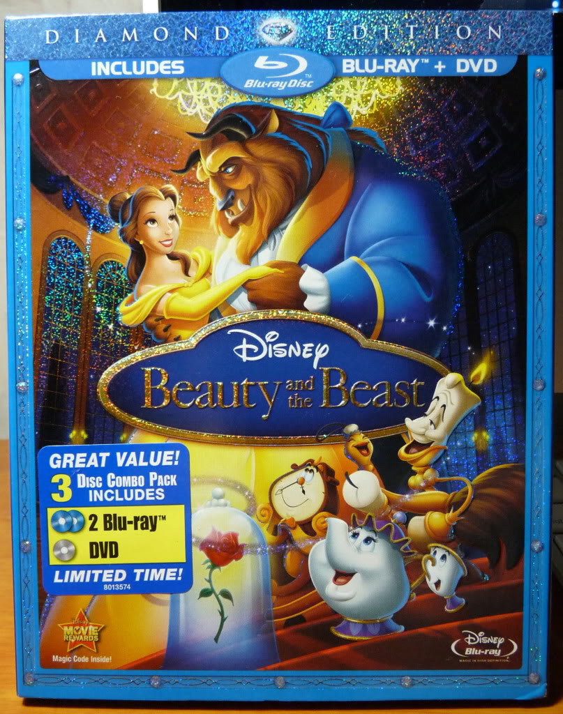 Beauty and the Beast (3-Disc BD/DVD Combo) [Blu-ray] Mint Used