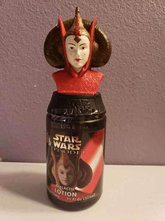 STAR WARS EPISODE 1 QUEEN AMIDALA GALACTIC BODY LOTION 11 FL OZ. 8 1/2" TALL NEW