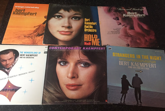 6 - Bert Kaempfert Vintage Albums - One Low Price ! (bin # 2)
