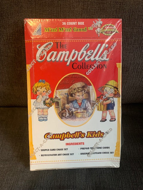 1995 The Campbell's Collection Campbell's Kids Trading Cards Sealed Wax Box