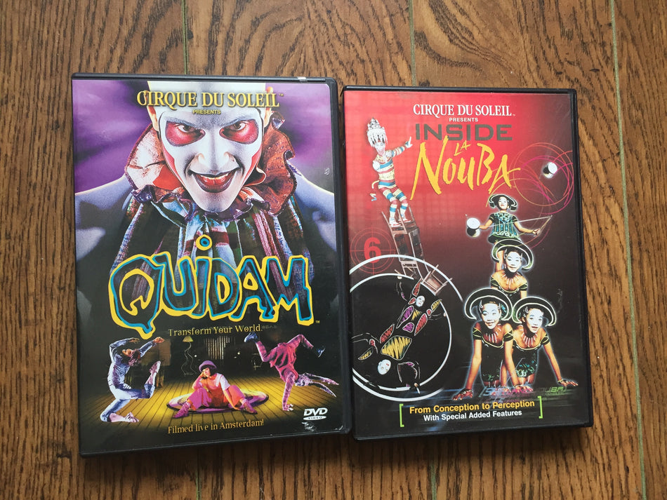 Cirque du Soleil - 2 dvds - One Price !
