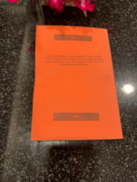 Clive Barker Weaveworld Special Advanced Readers Sample Book ( Very Rare )