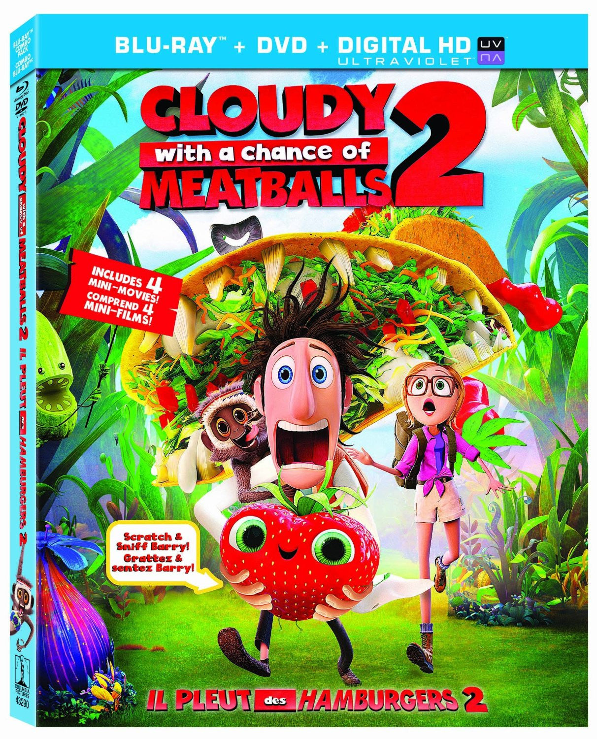 Cloudy with a Chance of Meatballs 2 [Blu-ray + DVD + UltraViolet