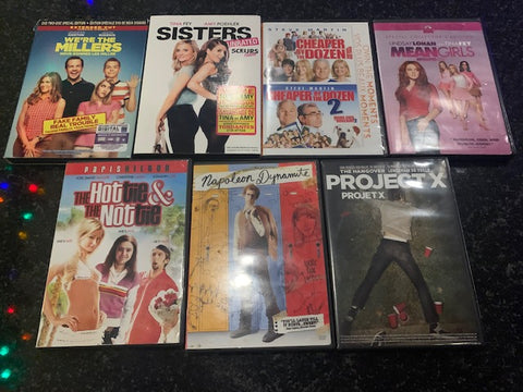 7 Comedy DVDs - Cheaper by the Dozen 1& 2 , Sisters ++