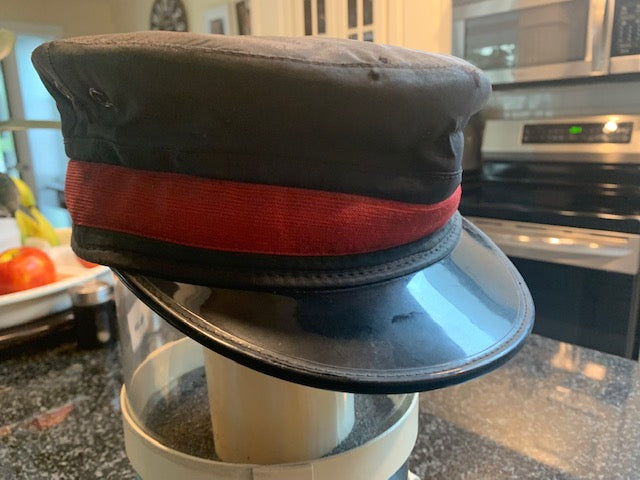 1930's , 1940's Birney Conductor Cap ( Halifax Transit - Electric TrollyCoach )