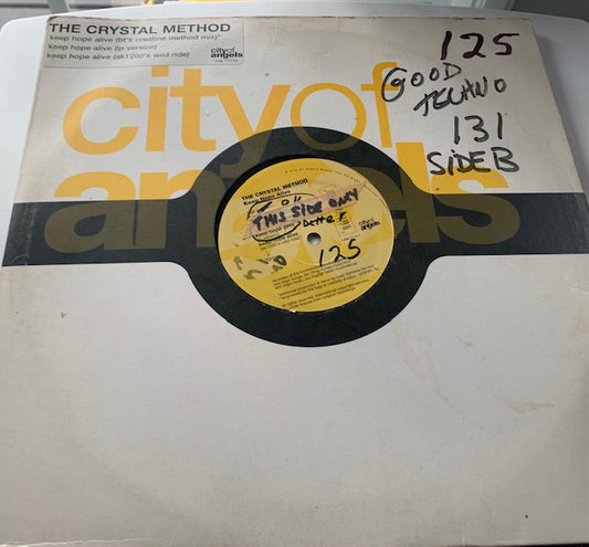 The Crystal Method – Keep Hope Alive - 1998-	Progressive House, Breakbeat, Drum n Bass, Progressive Trance (Clearance Vinyl)