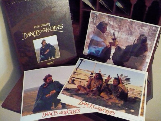 Kevin Costner Dances with Wolves Limited Collectors Edition VHS Sleeved Box Set. 2 VHS & 4 prints