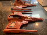 Mego Buck Rogers 25th Cent Draconian Marauder Fighter ( 1 complete & 1 -needs parts )