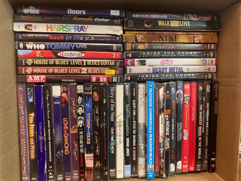 LOT SALE # 1 - " VARIOUS MUSIC DVDS " Lot Pick and Choose ; 44 Different Titles