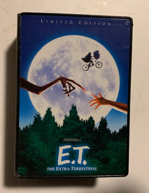 Rare Collectible E.T. Toy Light up Belly and Finger  (Mini VHS Case)
