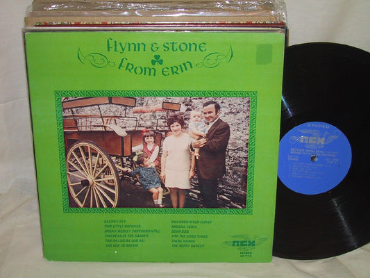 FLYNN & STONE From Erin - Irish Celtic folk (Rare Vinyl)