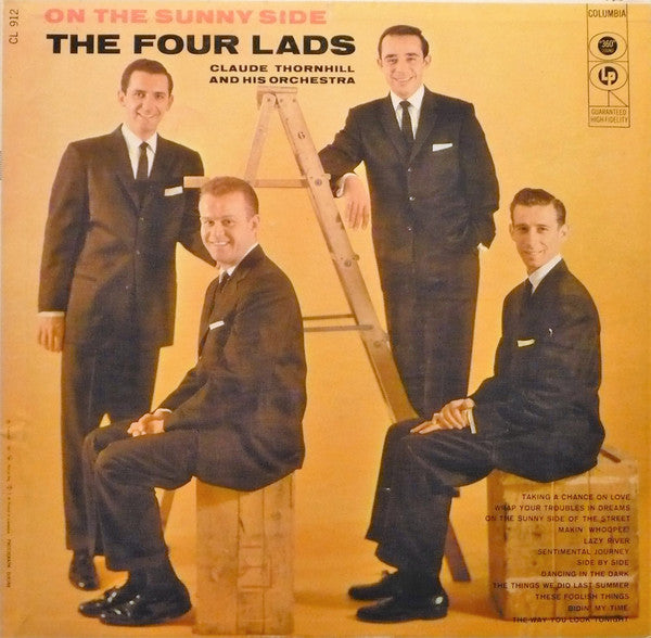 Four Lads,The With Claude Thornhill And His Orchestra ‎– On The Sunny Side -1956 Jazz/ Big Band (vinyl)