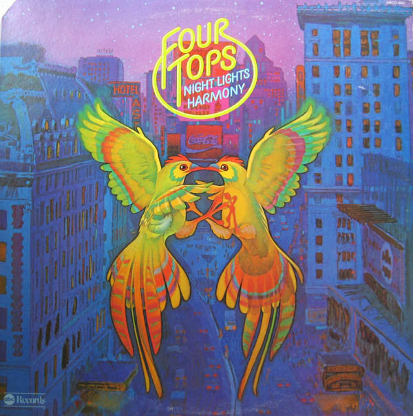 Four Tops ‎– Night Lights Harmony -1975 - Funk / Soul (vinyl)