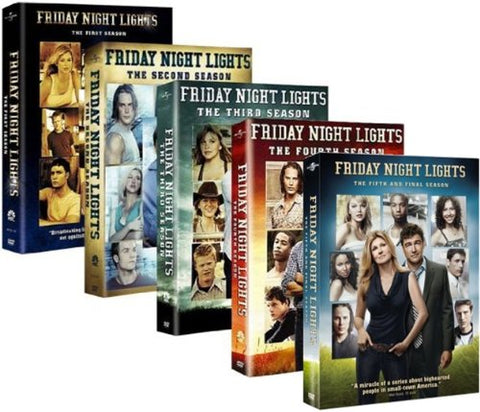 Friday Night Lights - Seasons 1, 2 , 3 ,4 ,5, Mint Used DVDS