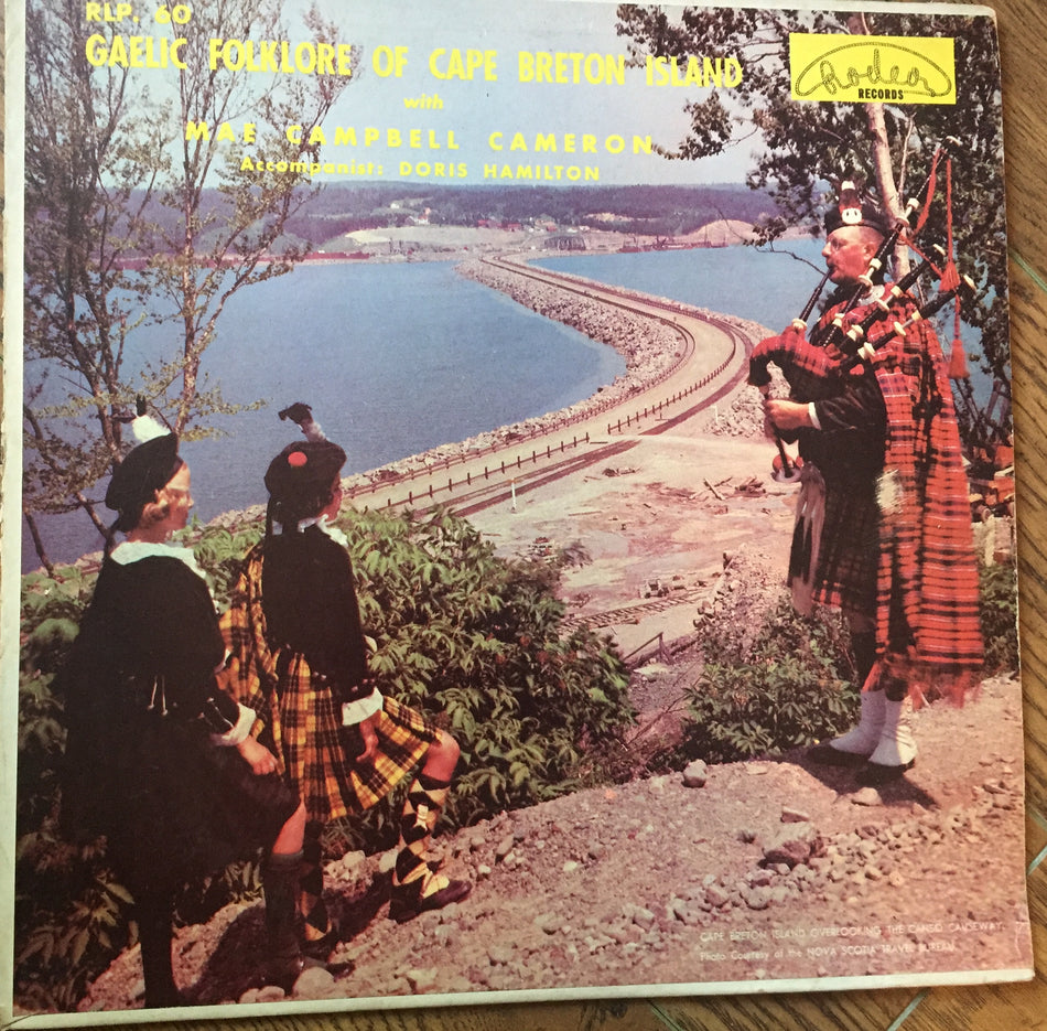 Cameron, Mae Campbell - Gaelic Folklore of Cape Breton Island-Rodeo RLP 60 (Maritime Gaelic) Vinyl