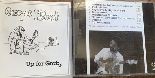 Georges Hebert - Up For Grabs - Rare 1991 Music CD (mint)