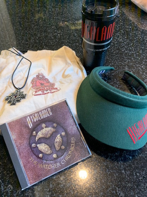 Highlander "Promo Pack " - 5 items included - All New (From Original Movie)