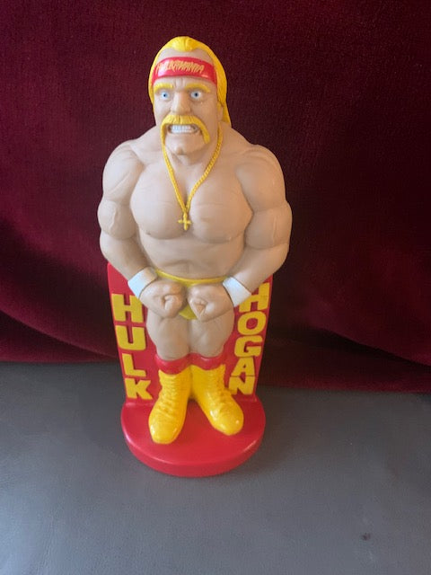 Vintage 1991 Titan Sports Hulk Hogan Hulkamania WWF Wrestling Coin Bank rare