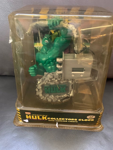2003 TEK TIME MARVEL INCREDIBLE HULK 6" COLLECTORS CLOCK