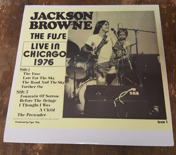 Jackson Browne ‎– The Fuse - Live In Chicago 1976 - Ruthless Rhymes, Ltd.(Unofficial Boot)