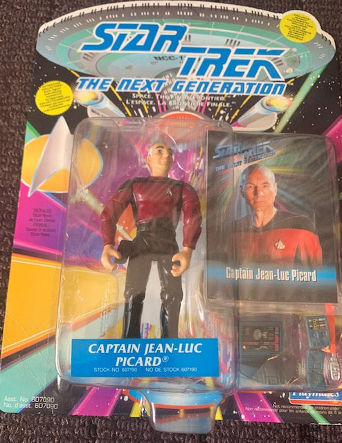 1993 Star Trek: Next Generation Captain Jean-Luc Picard Playmates Action Figure MOC