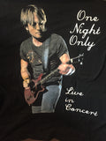 Keith Urban T- Shirt - One Night Only - Live In Concert ( Size S )