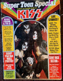 KISS - Super teen special # 1 - 1977 COLOR POSTER AND PINUPS COMPLETE EXCELLENT!