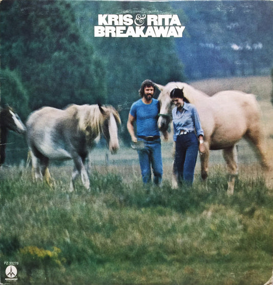 Kris Kristofferson & Rita Coolidge  - Breakaway - 1974 Folk Rock (vinyl)