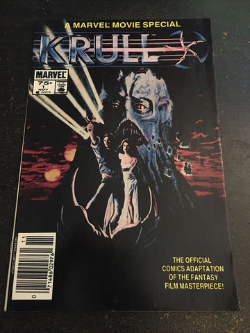 Krull # 1 Awesome Condition 8.0 (1983) ”Comic Adaption” Blevins Art, Photo Cover