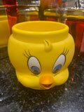 Lot of 2 Looney Toons Mugs Cups KFC Promotional 1992 Tweety & Yosemite Sam