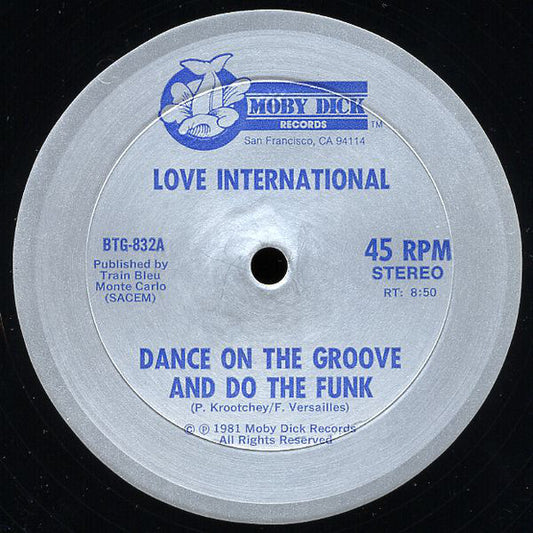 Love International / Chany ‎– Dance On The Groove And Do The Funk / Unsquare Dance - 1981-Vinyl, 12", 45 RPM (vinyl)