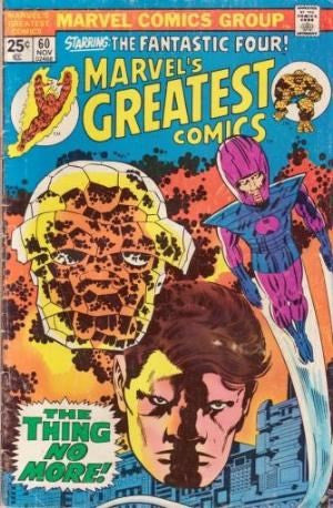 Marvels Greatest Comics # 60 Starring The Fantastic Four!