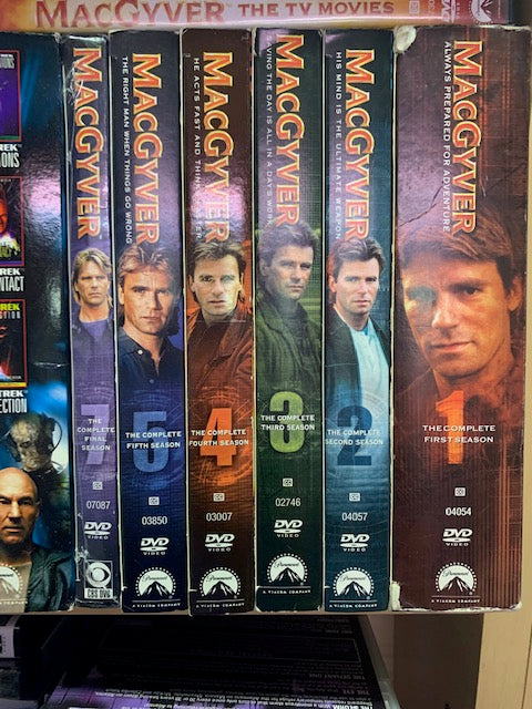 McGuyver DVD Seasons 1. 2, 3, 4, 5, 7 Good Shape