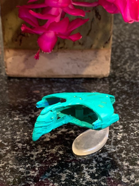Star Trek The Next Generation Micro Machines Romulan Warbird on small plastic stand