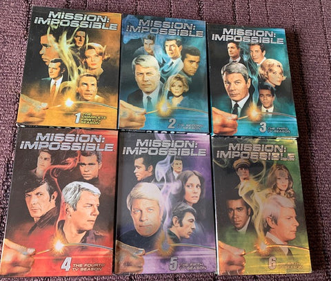 Mission Impossible -Seasons 1-6 Complete - Mint ! (Original Series) (2 sealed) 1966