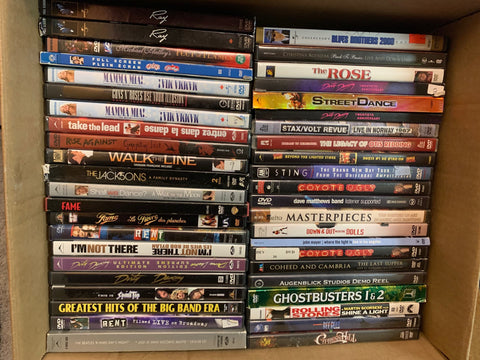 LOT SALE # 2 - " VARIOUS MUSIC DVDS " Lot Pick and Choose ; 44 Different Titles