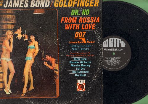 Music From James Bond/Goldfinger: Dr. No, From Russia With Love, 007  - Davis, Danny & His Orchestra -Soundtrack (Rare Vinyl)