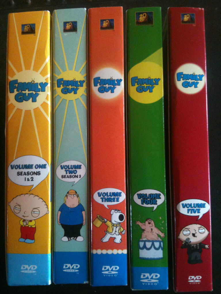 Family Guy - Complete Volumes 1-5 on DVD  ( Mint Used )