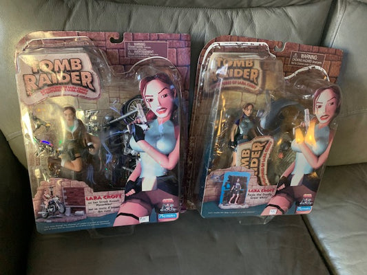 Playmates Tomb Raider Adventures of Lara Croft Facesthe ... & On Her Street (2) In Package