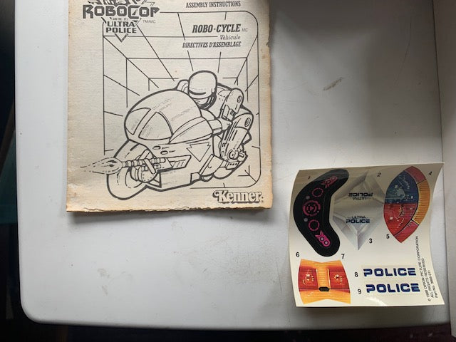Vintage 1988 Kenner Robocop & the Ultra Police Robo-Cycle Vehicle New NIB