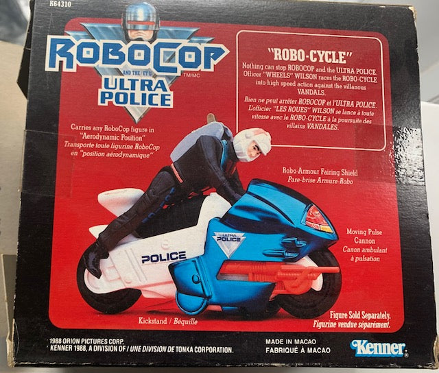 Vintage 1988 Kenner Robocop & the Ultra Police Robo-Cycle Vehicle