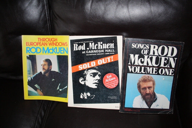 3 Amazing Rod McKuen Songbooks from the 1970's