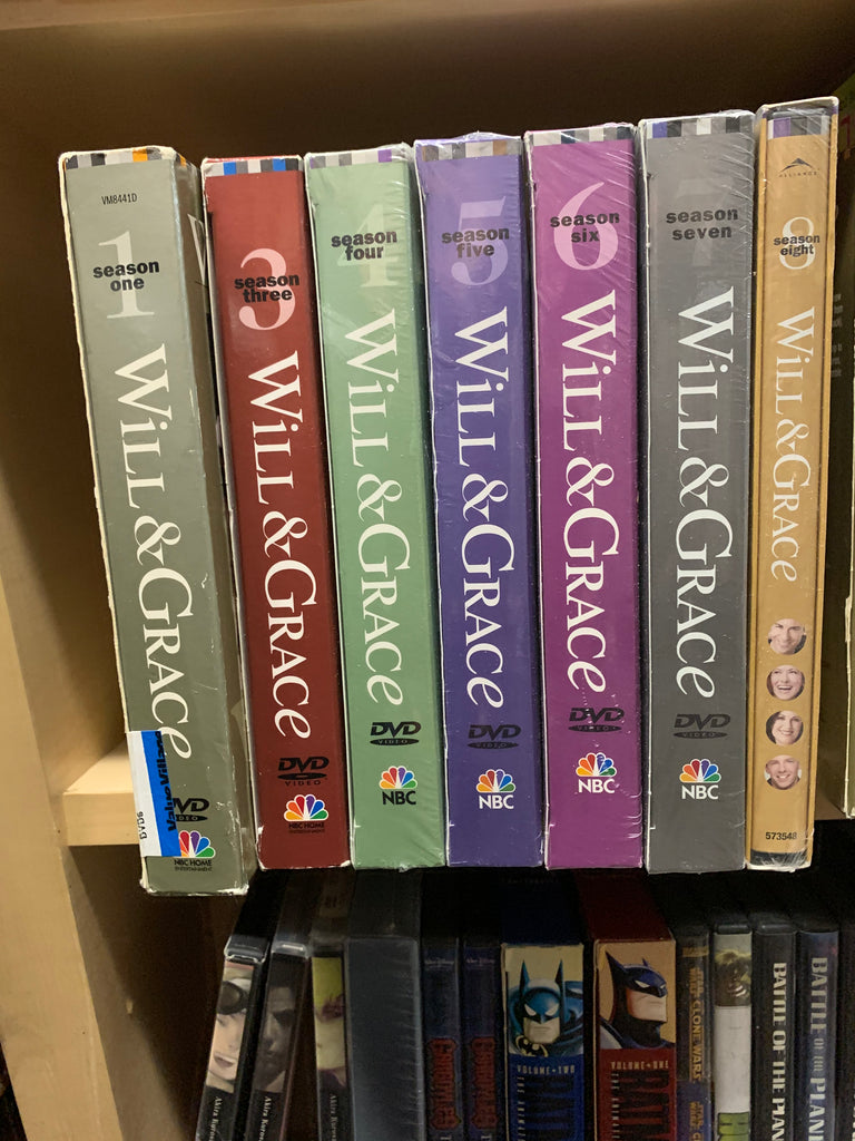 WILL & GRACE - SEASONS 1, 3, 4, 5, 6, 7, 8 DVD SETS