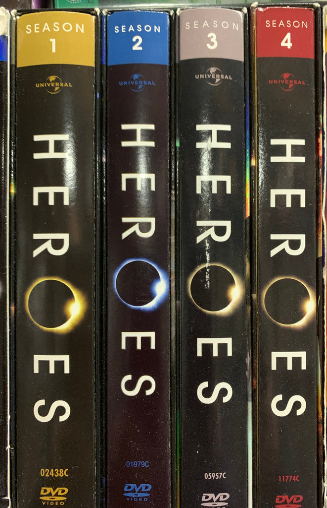 4 HERO DVD SETS - Seasons 1,2,3,4 ( great shape )