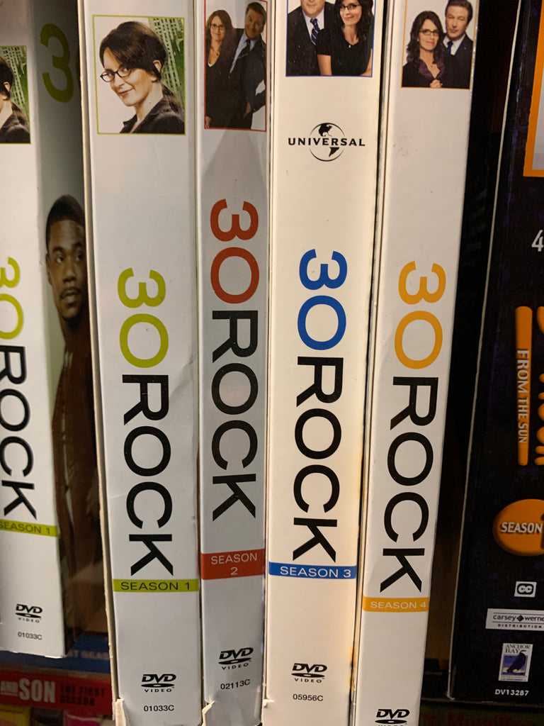 3 - 30 ROCK DVD SETS - Seasons 1,2,3 ( great shape )